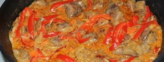 гуляш из печени. Шаг 7