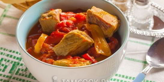 Гуляш из телятины