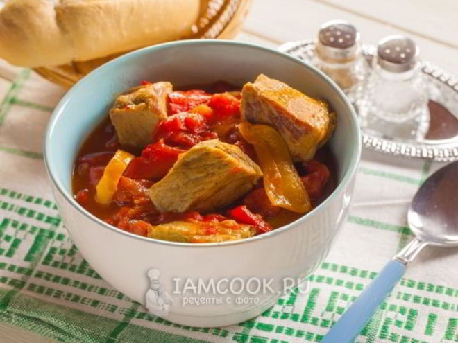 Рецепт гуляша из телятины