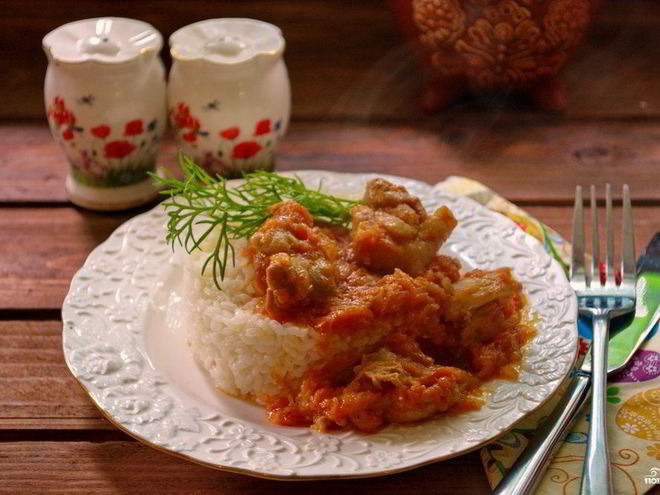 Рецепт гуляша куриного с подливкой