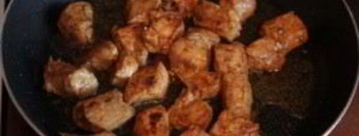 гуляш с грибами и мясом. Шаг 2