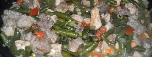 гуляш со стручковой фасолью по-гречески. Шаг 6