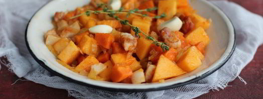 тыквенный гуляш с беконом. Шаг 7