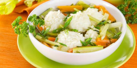 Картофельно-рисовые клецки