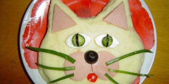 Картофельное пюре Кот