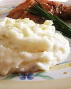 Картофельное пюре с чесноком