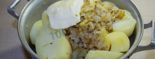 картофельное пюре с луком. Шаг 6