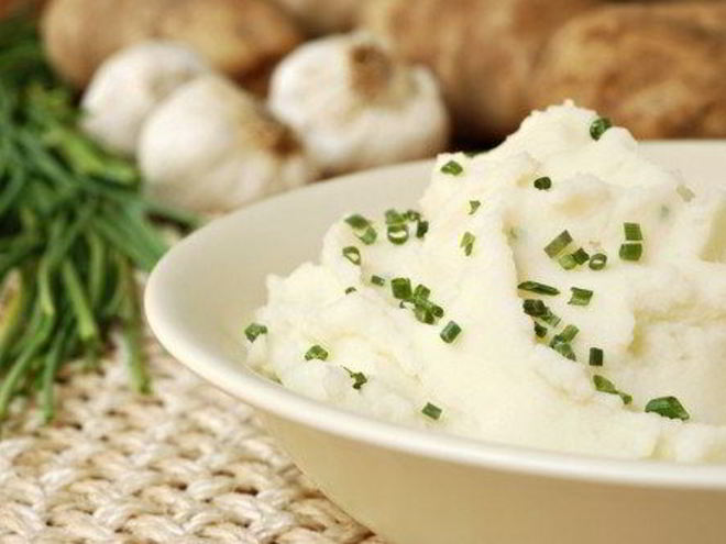 Рецепт картофельного пюре с репой и чесноком