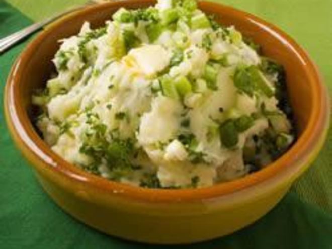 Рецепт картофельного пюре с зеленым луком по-ирландски