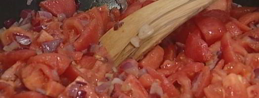 картофельные ньокки с соусом из помидоров и базиликом. Шаг 8