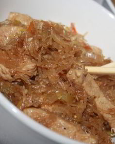 Китайская лапша со свининой