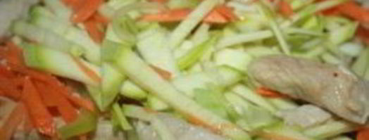 китайская лапша со свининой. Шаг 2