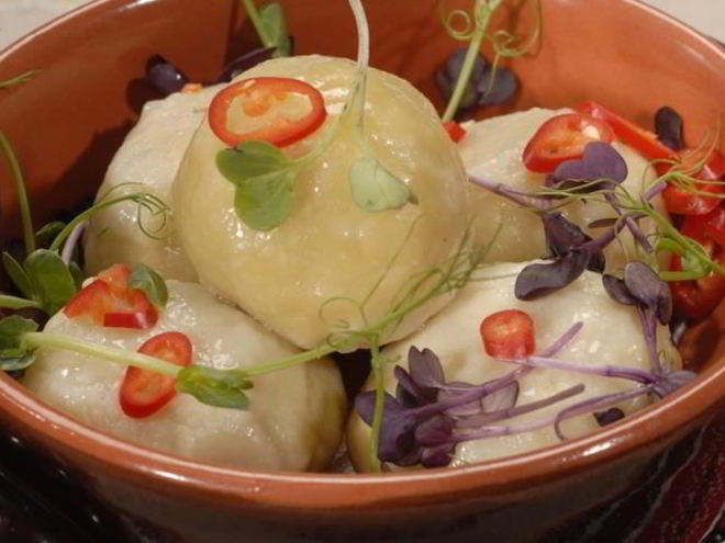 Рецепт клецек со свининой