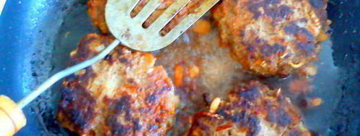 ароматные котлеты из мяса кабана. Шаг 7