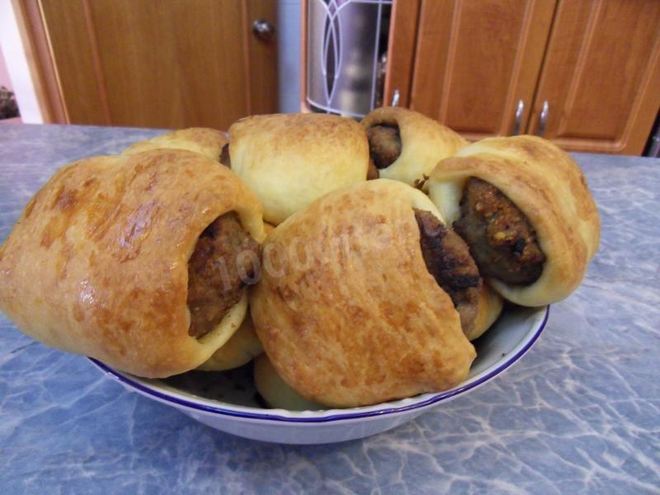 Рецепт булки с котлетой ностальгия