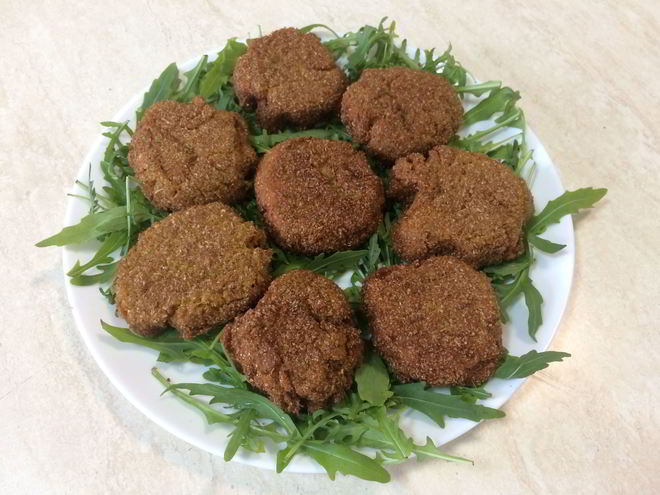 Рецепт фалафеля в панировке из клетчатки