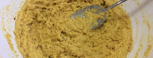 фалафель в панировке из клетчатки. Шаг 2