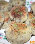 Картофельные котлеты с грибами