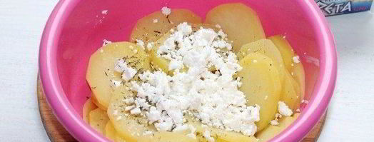 картофельные стожки с сыром и окороком. Шаг 3