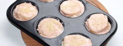 картофельные стожки с сыром и окороком. Шаг 7