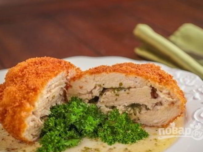 Рецепт киевской котлеты