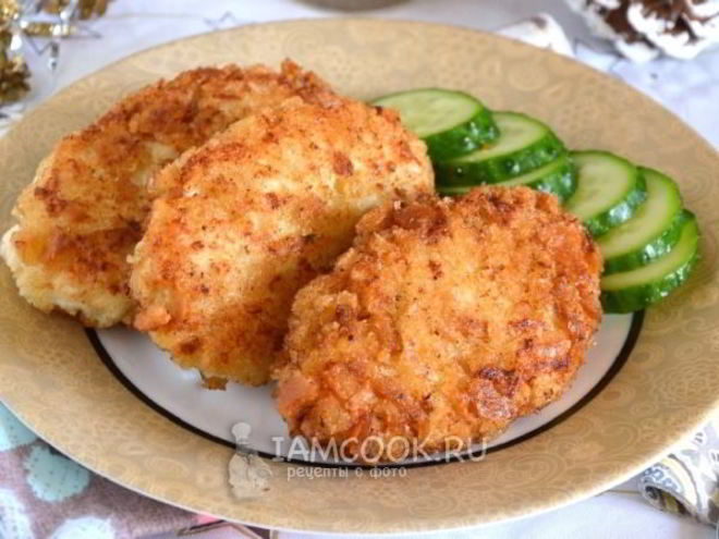 Рецепт классических пожарских котлет со сливочным маслом
