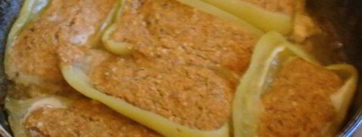 котлетки-лодочки из запеченных перцев с овощами и грибами. Шаг 4