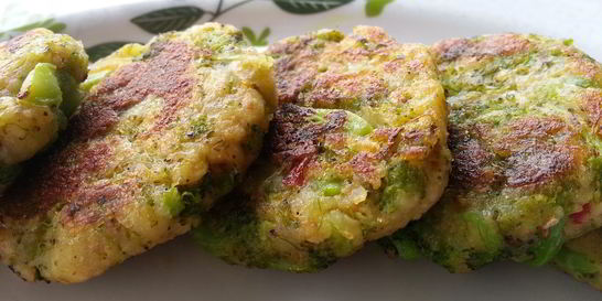 Котлеты из брокколи постные