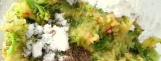 котлеты из брокколи постные. Шаг 2