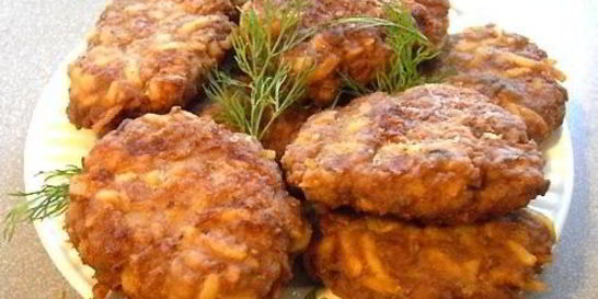Котлеты из фарша с рисом