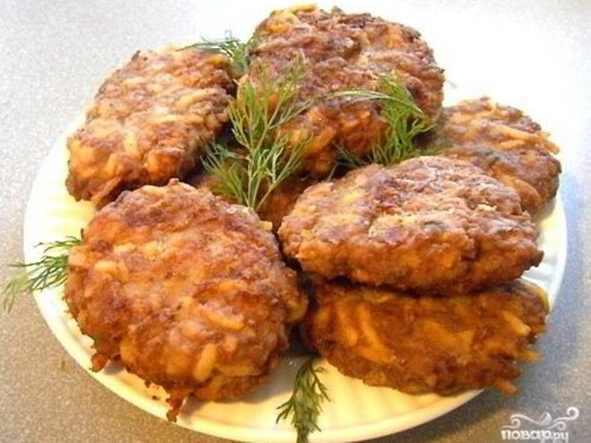 Рецепт котлет из фарша с рисом