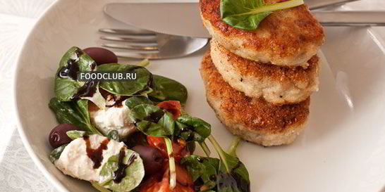 Котлеты из индейки с кабачками