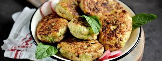 котлеты из кабачков с картофелем и курицей. Шаг 7