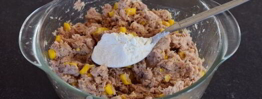 котлеты из консервированного тунца и кукурузы. Шаг 9