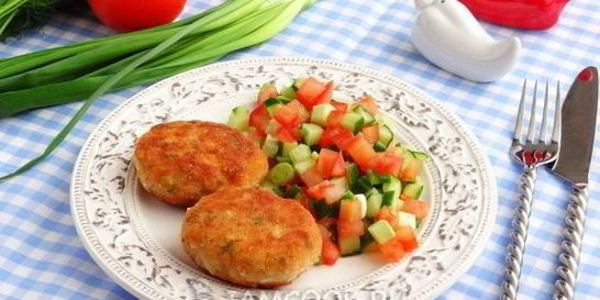 Котлеты из красной рыбы