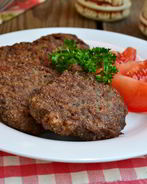 Котлеты из куриной печени и свинины