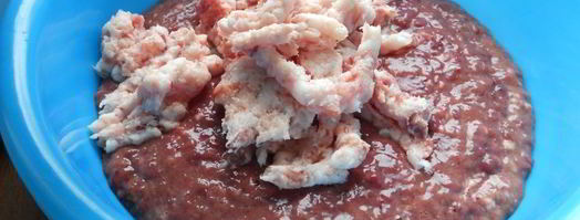 котлеты из куриной печени и свинины. Шаг 2