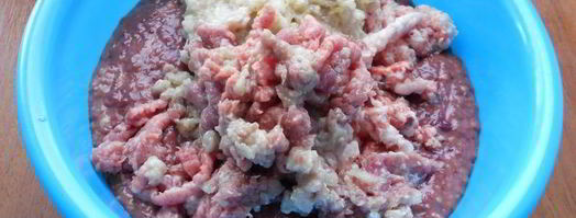 котлеты из куриной печени и свинины. Шаг 3