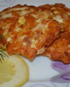 Котлеты из рубленого куриного филе с сыром