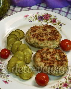 Котлеты из рыбных консервов