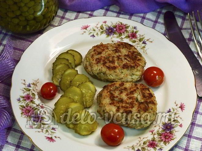 Рецепт котлет из рыбных консервов