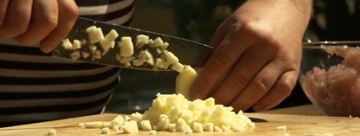 котлеты из сига с печеным картофелем. Шаг 3