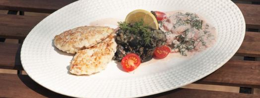 котлеты из сига с печеным картофелем. Шаг 8