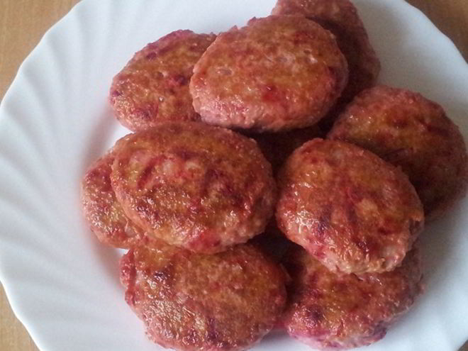 Рецепт котлет из сырой свеклы