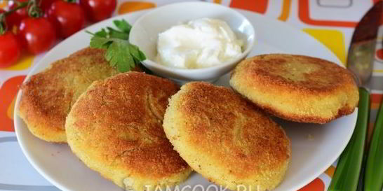 Котлеты из трески для детей