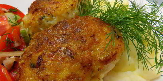 Котлеты куриные лимонно-базиликовые