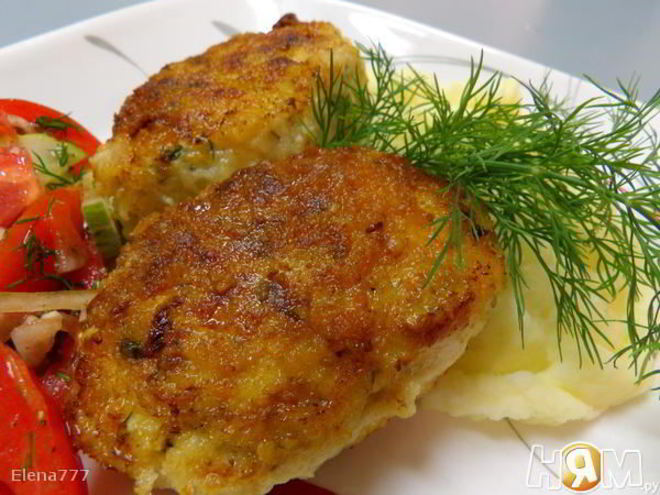 Рецепт котлет куриных лимонно-базиликовые