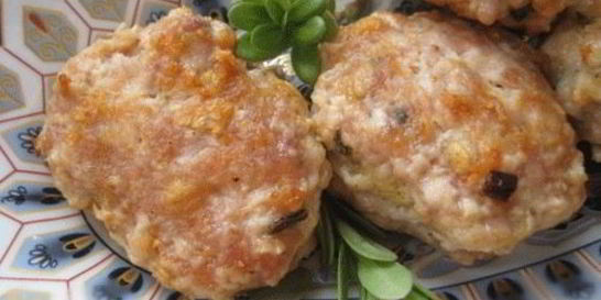 Котлеты куриные с чесноком