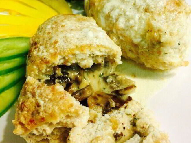 Рецепт котлет куриных с грибами под сливочным соусом