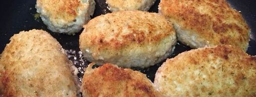 котлеты куриные с грибами под сливочным соусом. Шаг 8